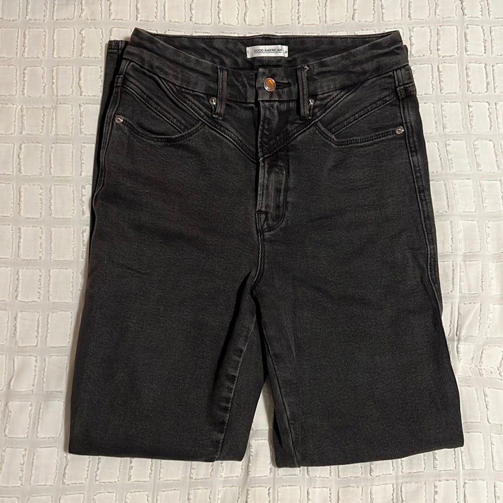 Good American black denim